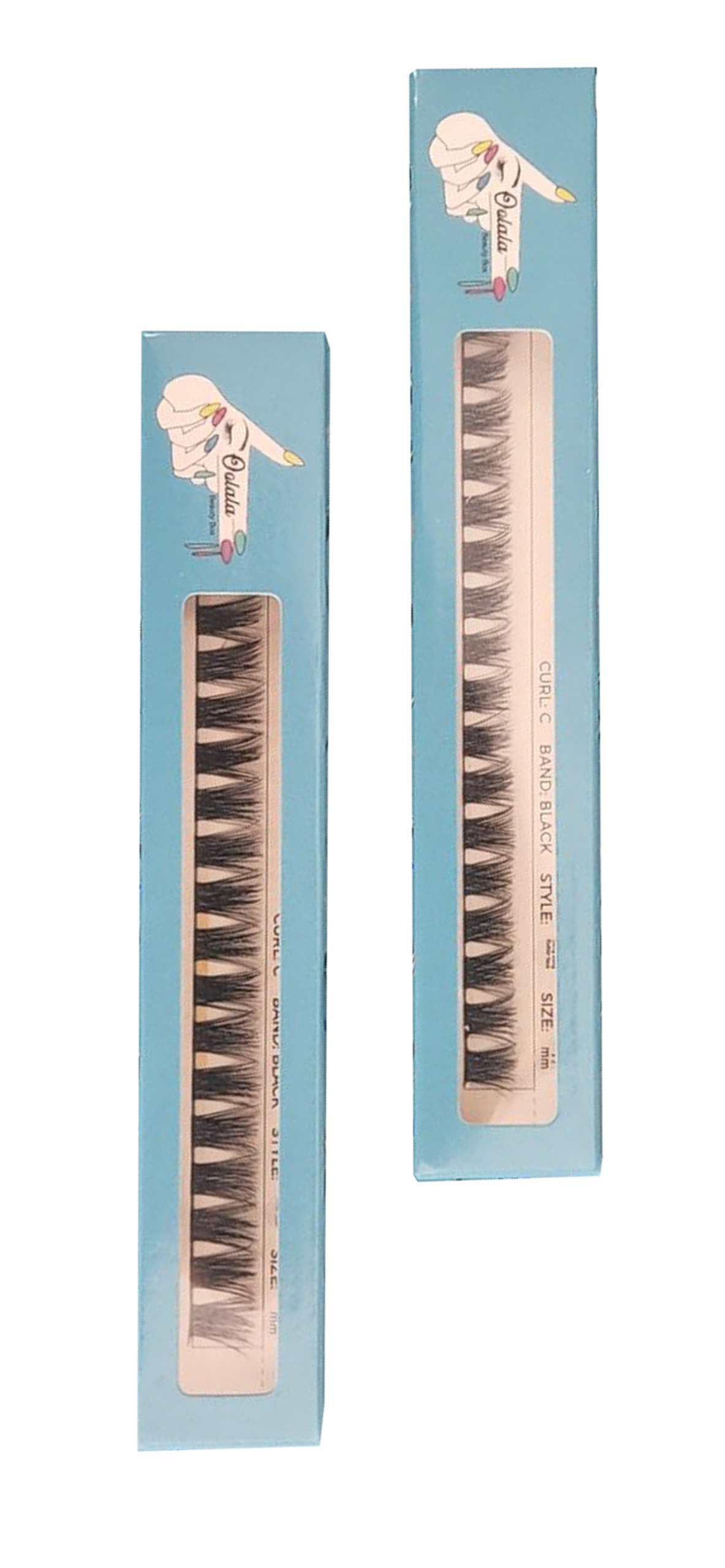 Flutter Face Lash Segments "C curl"