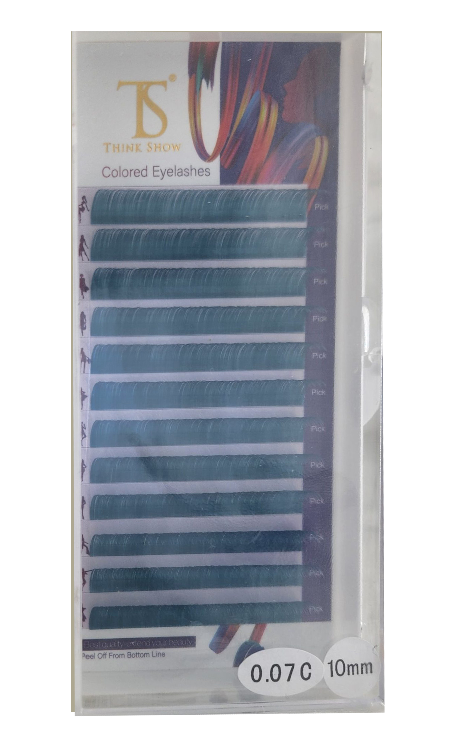 TS Lashes Colour Lash Extensions