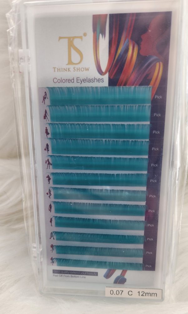 TS Lashes Colour Lash Extensions