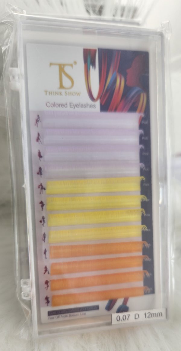 TS Lashes Colour Lash Extensions